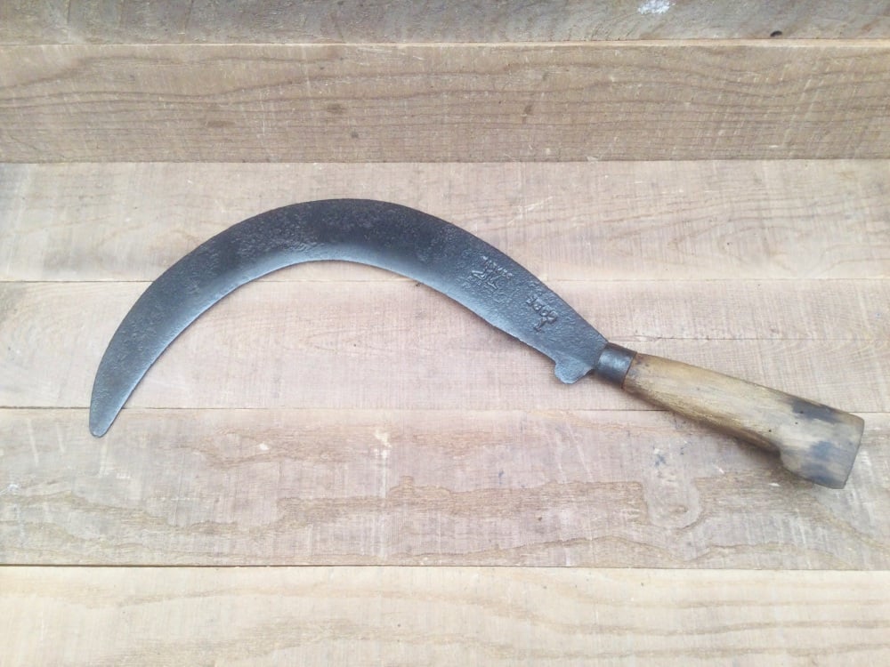 Vintage Parkes Biped 1502 Brushing Reaping Hook Scythe