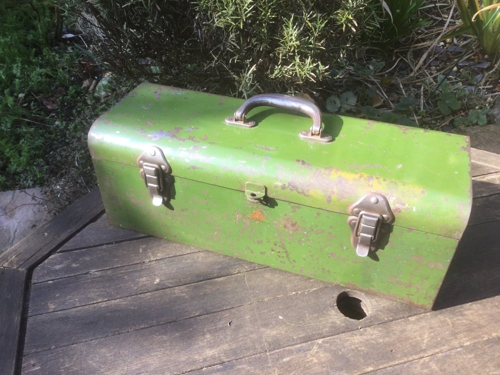 Vintage ADT Engineers Metal Tool Box