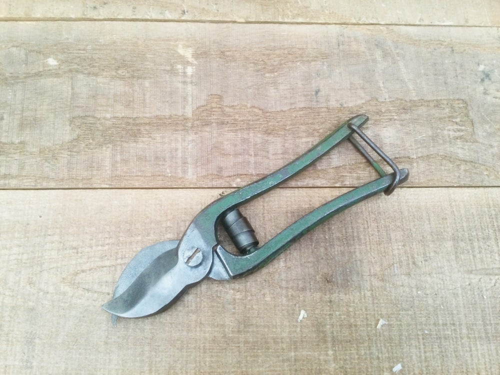 Vintage Parrot Beak Sprung Pruning Secateurs