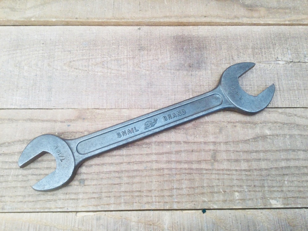Snail Brand Open Ended Spanner - 7/16W 1/2 BS x 9/16W 5/8BS