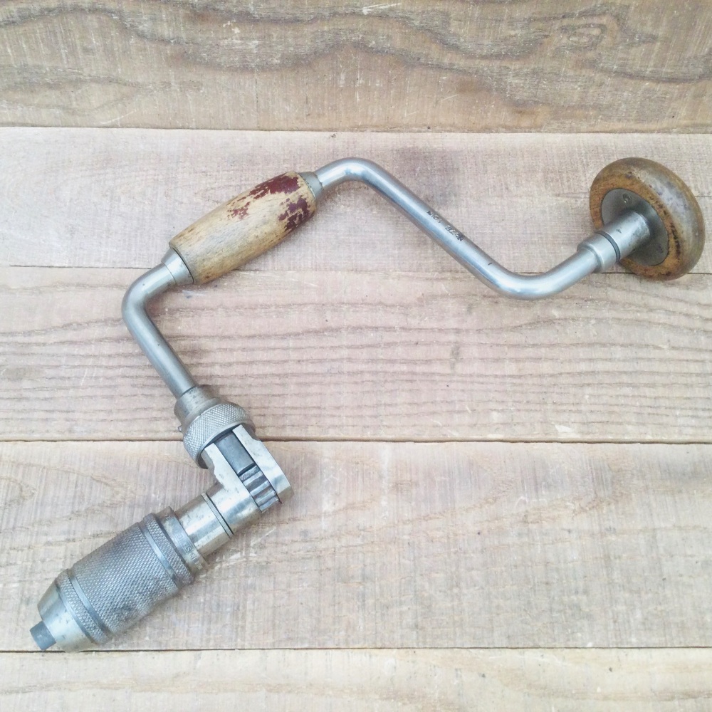 Vintage Stanley England No. 78 Ratchet Brace 10” Sweep