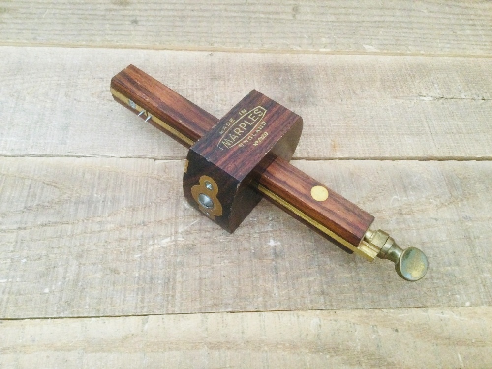 Marples No.2120 Rosewood & Brass Mortice Gauge
