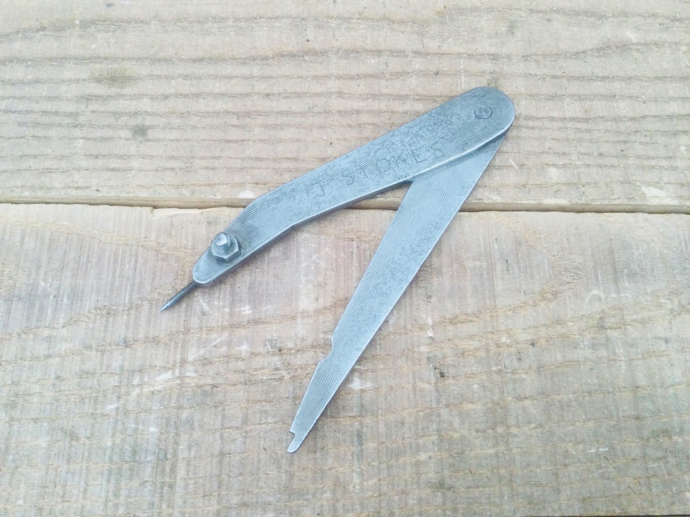 Vintage Dog Leg Steel Callipers