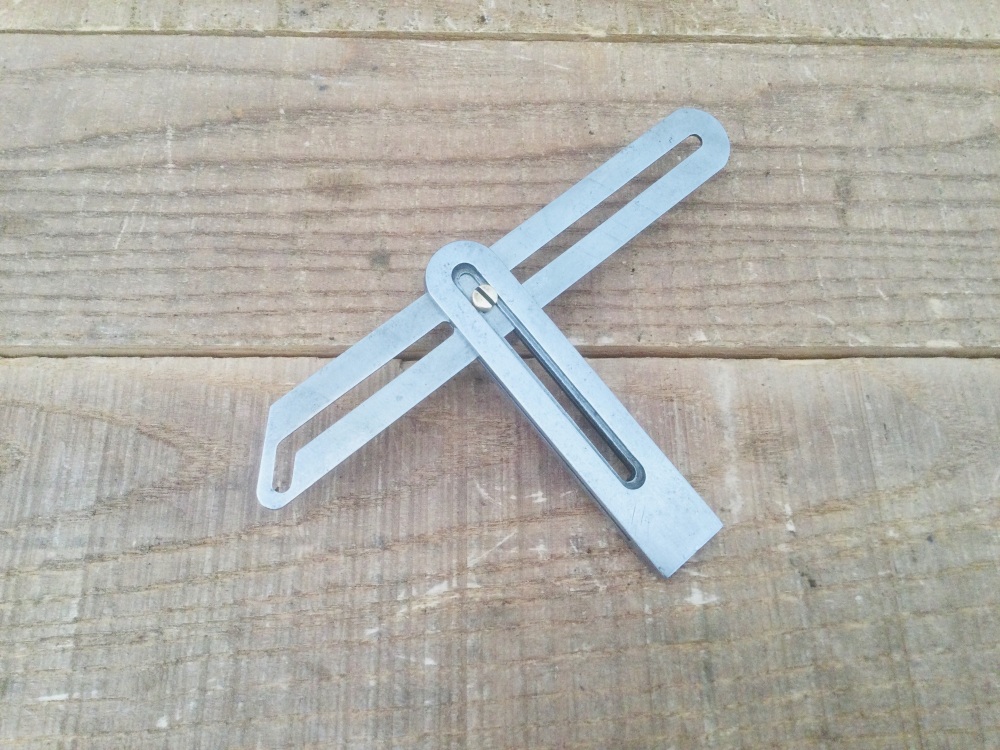 Vintage L. S. Starrett Co. USA Steel Sliding Bevel