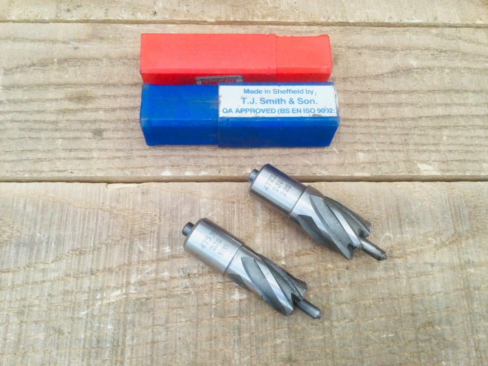 T J Smith & Son End Mills x 2 - 47539 THS 18S  / 47210 THS 22S