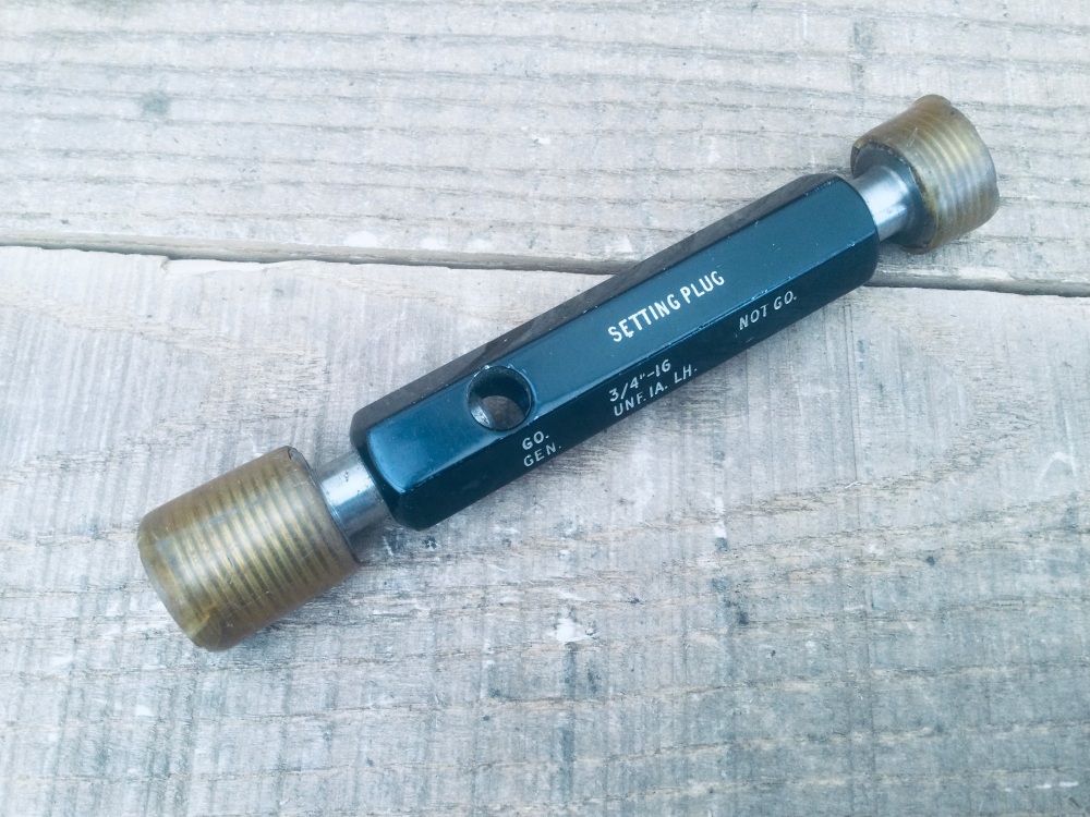 Horstmann GO NOGO 3/4”-16 UNF.IA.LH Screw Thread Plug Gauge