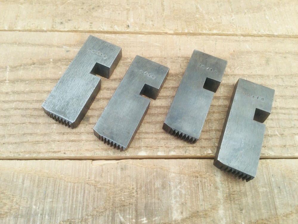 Vintage STK Bolt Threader Machine Die Set Taper 1 To 1.1/4
