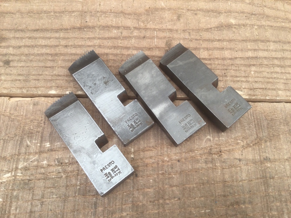 Presto STK No 2 & No 3 Bolt Pipe Thread  Die Set 1/2 BSP 3/4