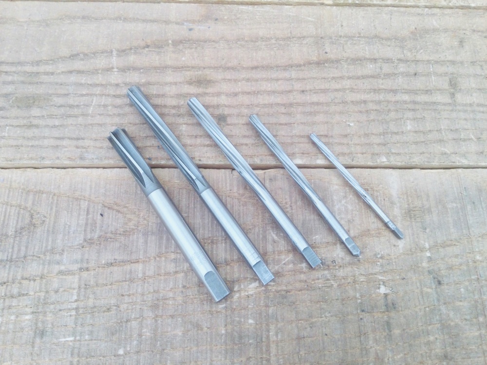 Five Dormer Engineers Reamer Bits Selection - up to 3/8