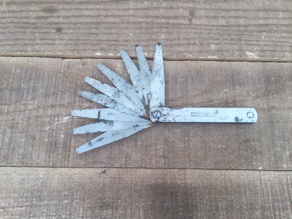 Moore & Wright Safe And Sure Engineers Feeler Gauge No.912
