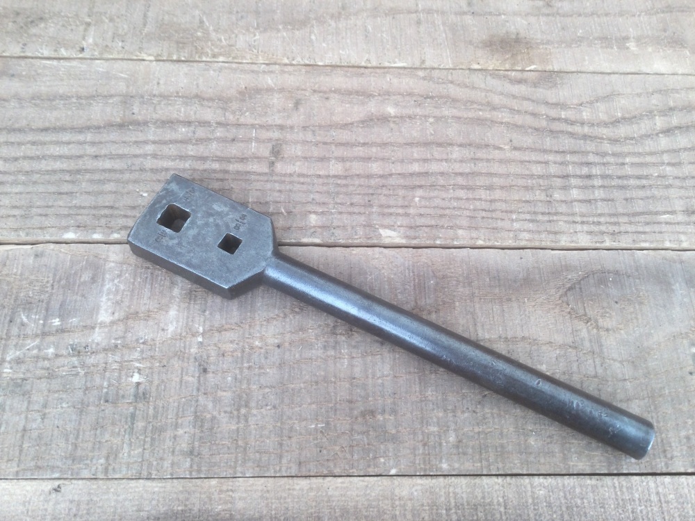 Vintage Cast Steel Engineers Tap Handle Wrench 3/4, 5/8, 3/8