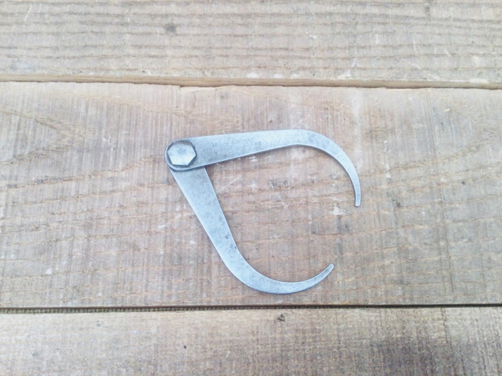 Vintage Moore & Wright 3¼" Outside Callipers