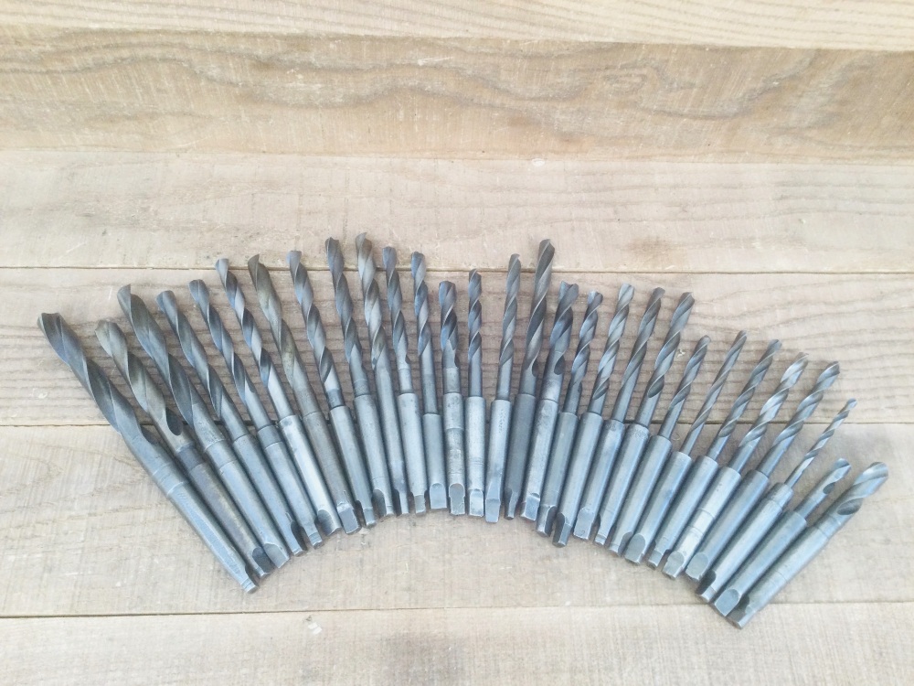 Vintage Selection Engineering Morse Taper Shank Drill Bits
