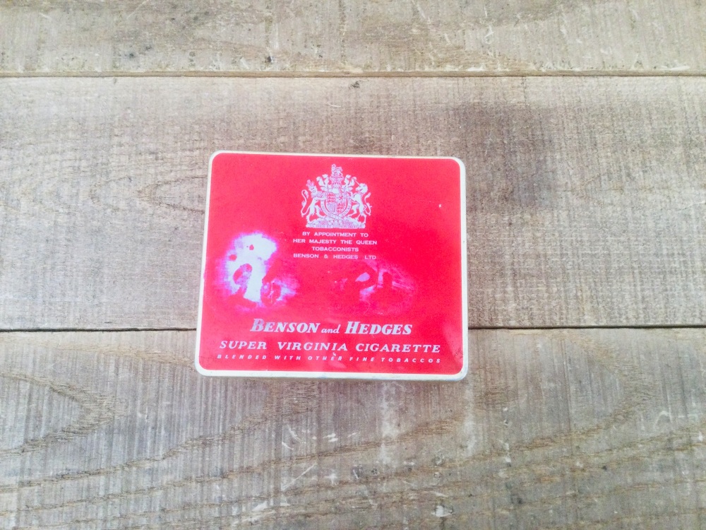 Vintage Benson & Hedges Cigarette Tin NAAFI Stores for HM Forces