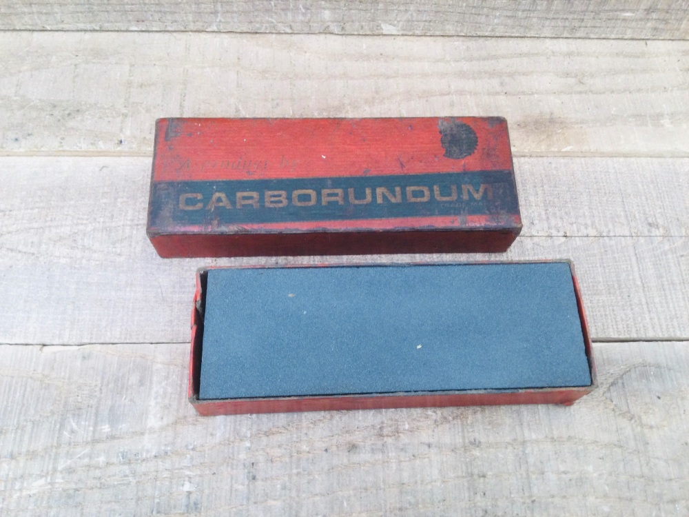 Vintage Carborundum No.109 Combination Silicon Carbide Sharpening Stone