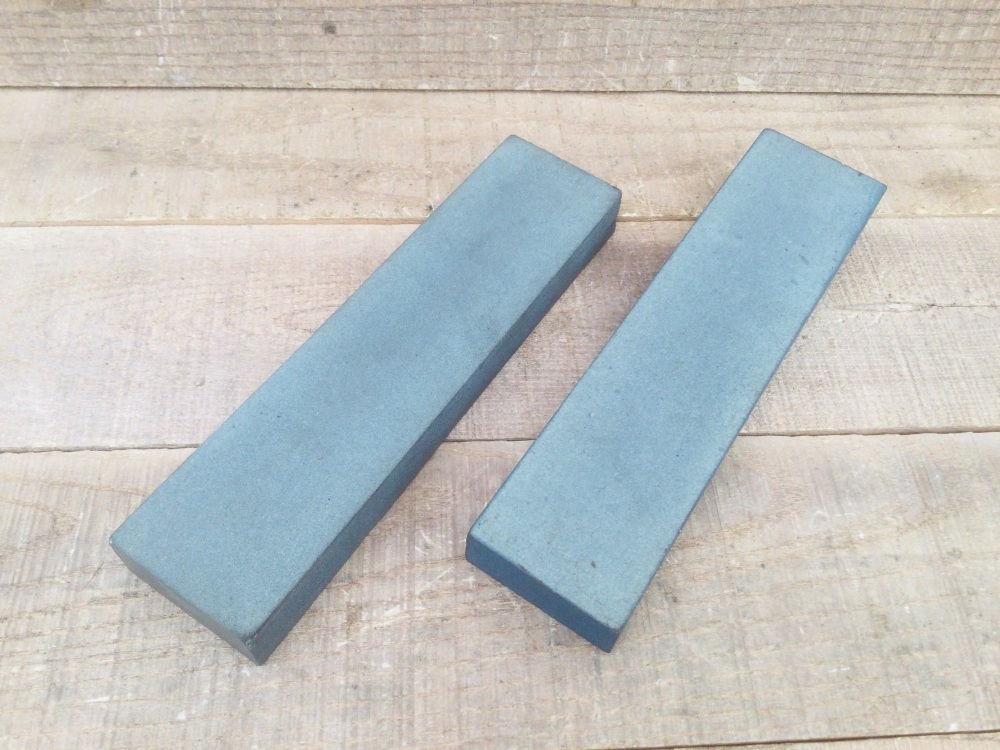 Vintage Pair Silicon Carbide Combination Sharpening Stones