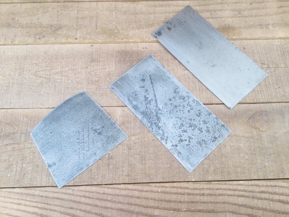 Vintage Carpentry Cabinet Card Scraper Selection