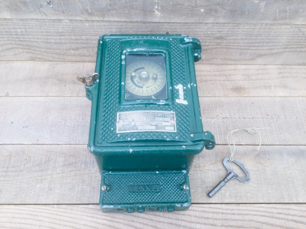 Vintage Venner B2.303 Time Switch & Mechanism Key