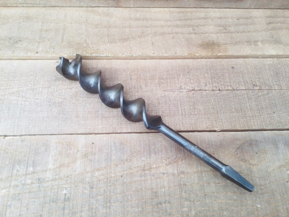 Wm Ridgway 1 ¼” Carpentry Drill Brace Auger Bit