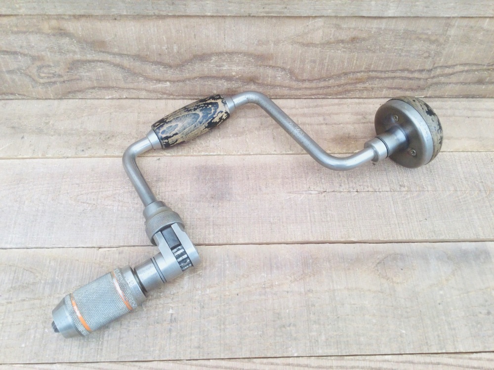 Vintage Stanley England No. 73 Ratchet Brace 10” Sweep