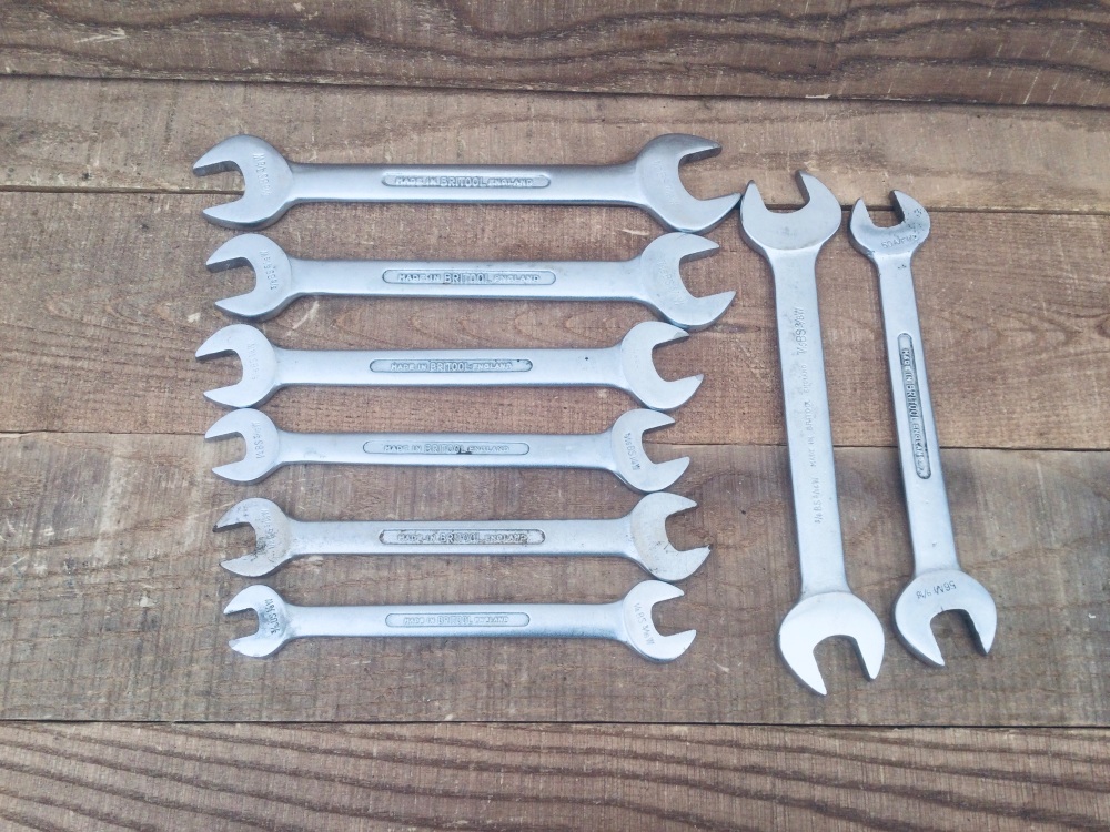 Britool Imperial BS & Whitworth Spanners Selection 2J Series