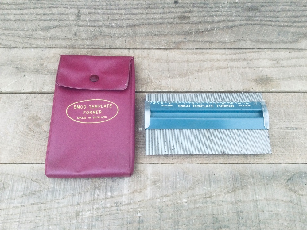Vintage Emco Template Former In Original Case - Little Used Condition