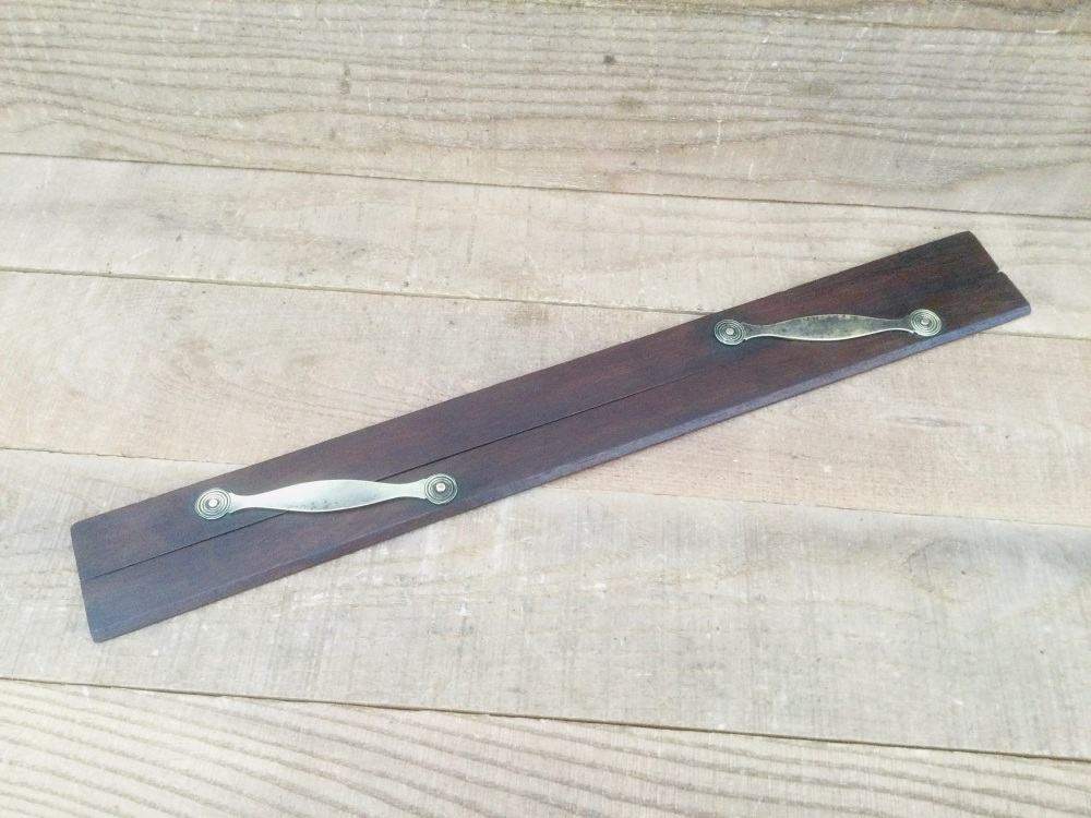 Antique 17”  Brass Fitted Architects or Draftsman Parallel Rule