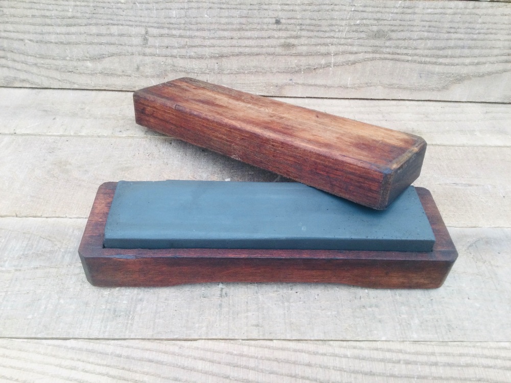 Vintage Boxed 8” x 2” Fine Sharpening Stone