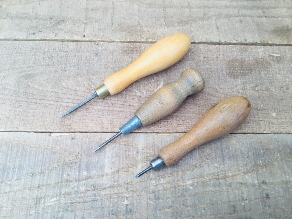 Vintage Carpentry Awls Selection