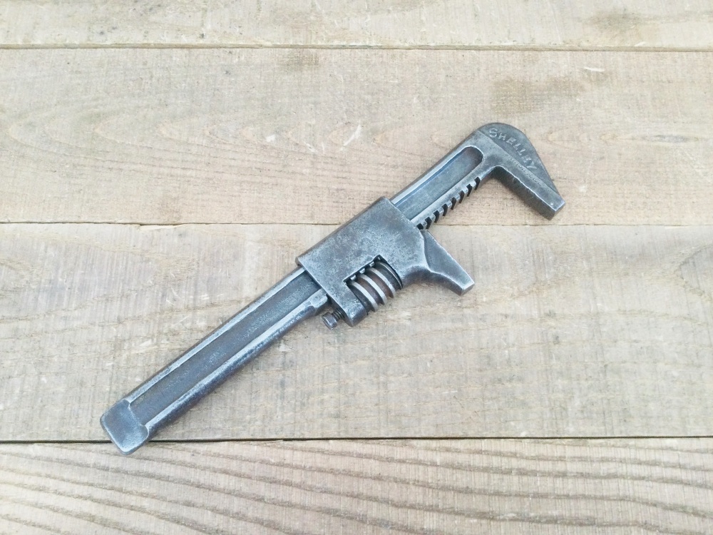 Vintage 8 ¾” Shelley F Type Adjustable Spanner Wrench British Made