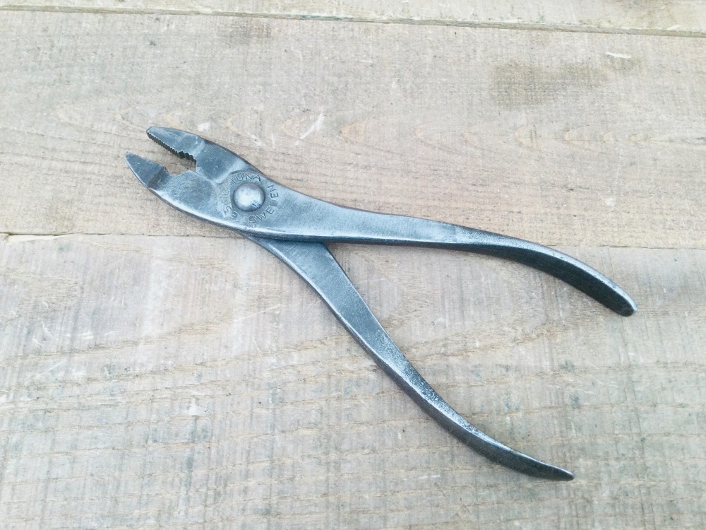Vintage E A Berg Eskilstuna Sweden Slip Joint Pliers Volvo Tool Kit Tool Roll Classic Car