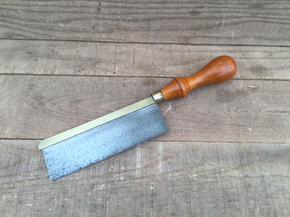 Vintage 6” Brass Back Gentleman’s Saw 14 TPI