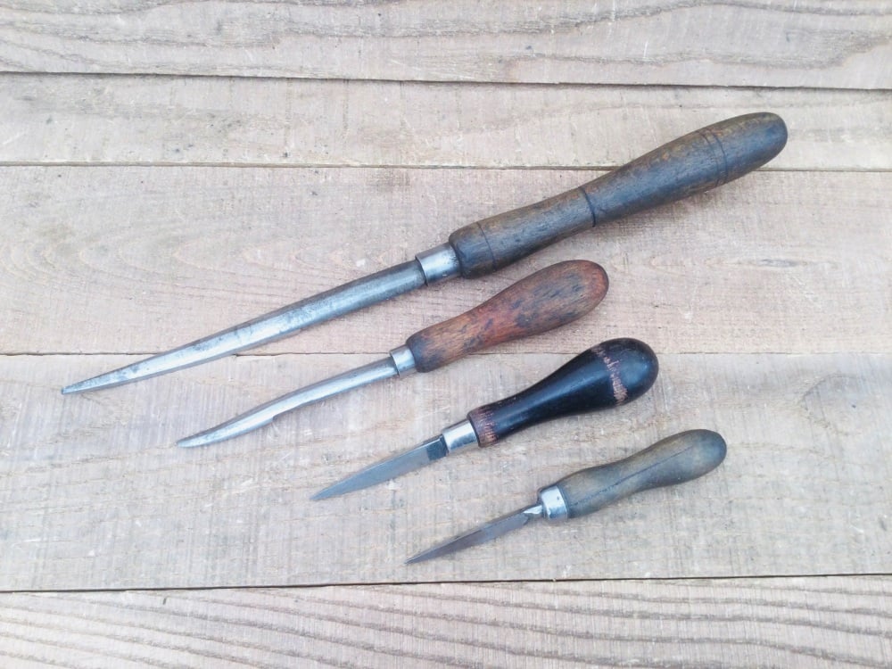 Vintage Engineers Bearing Scrapers