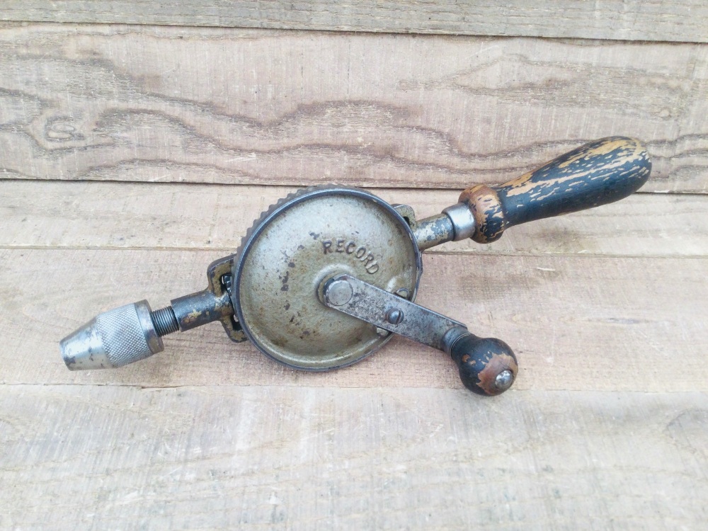 Vintage Record No.422 Double Pinion Hand Drill