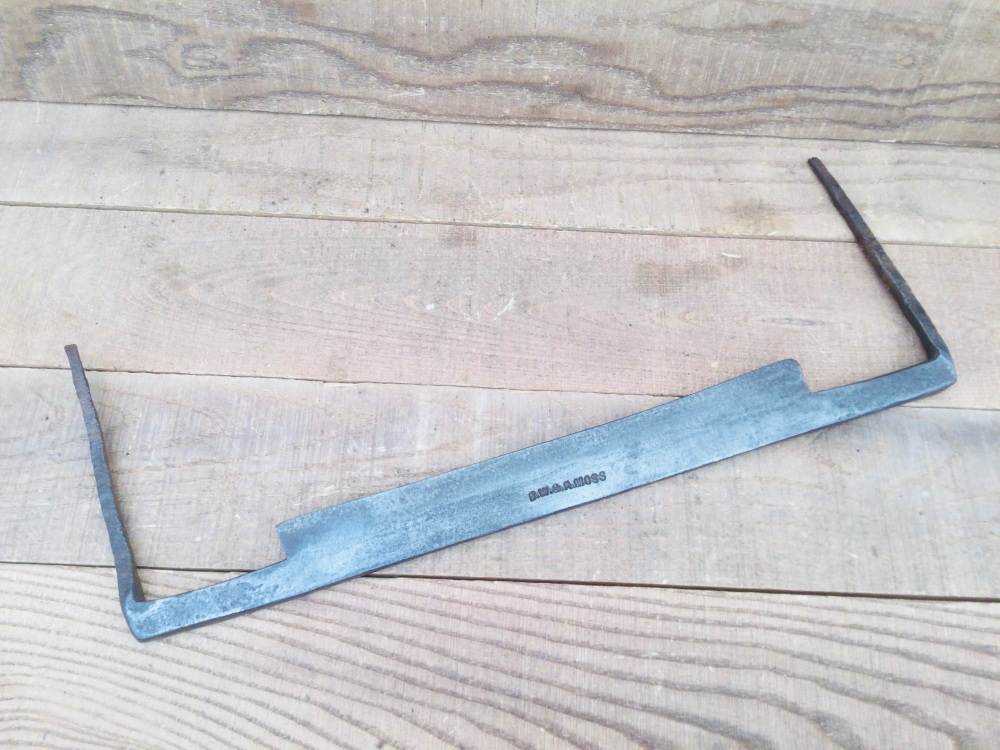 Antique BW & A Moss Hand Forged Carpentry Drawknife