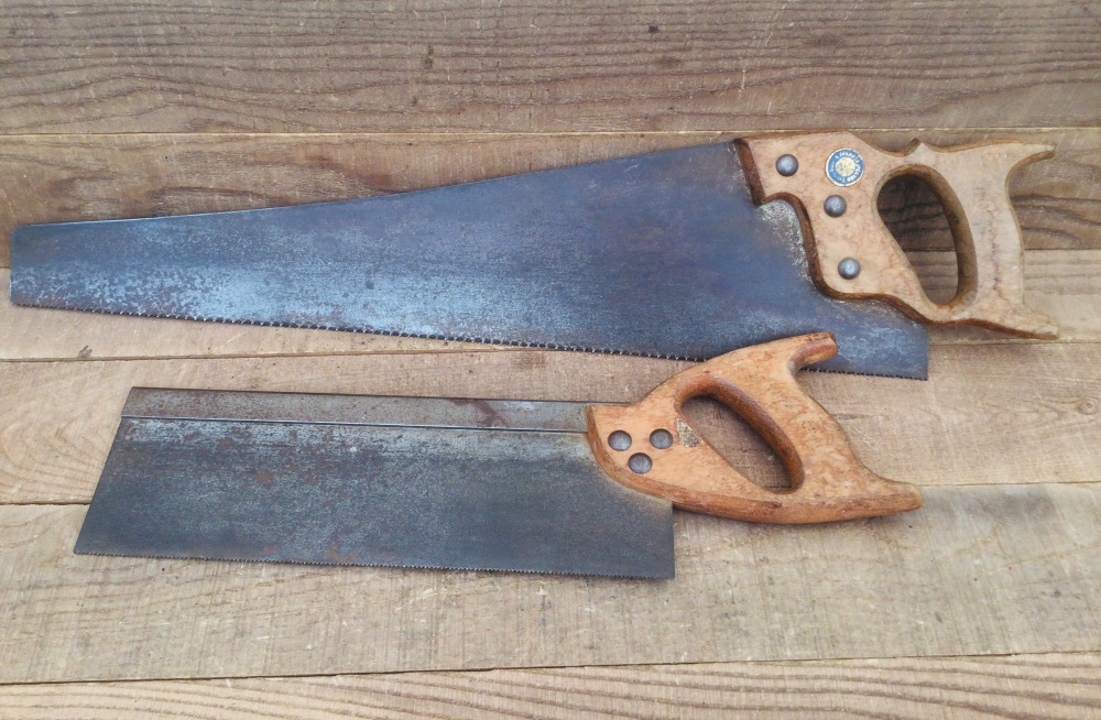 Vintage Spear & Jackson Panel Saw & Spear & Jackson Tenon Saw