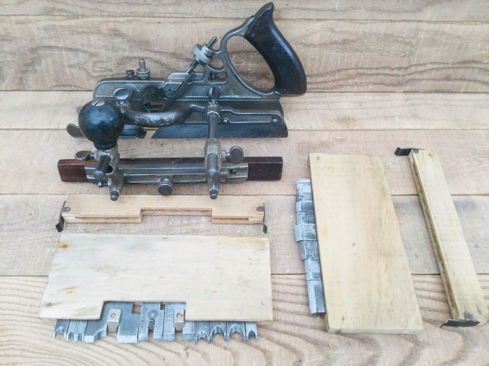 Vintage Stanley Sweetheart USA No. 45 Combination Plough Plane