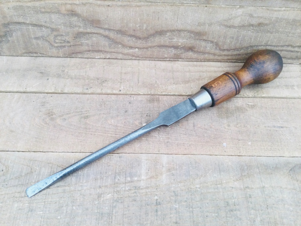 Vintage W H Clay Ltd Sheffield 16” Beechwood Screwdriver