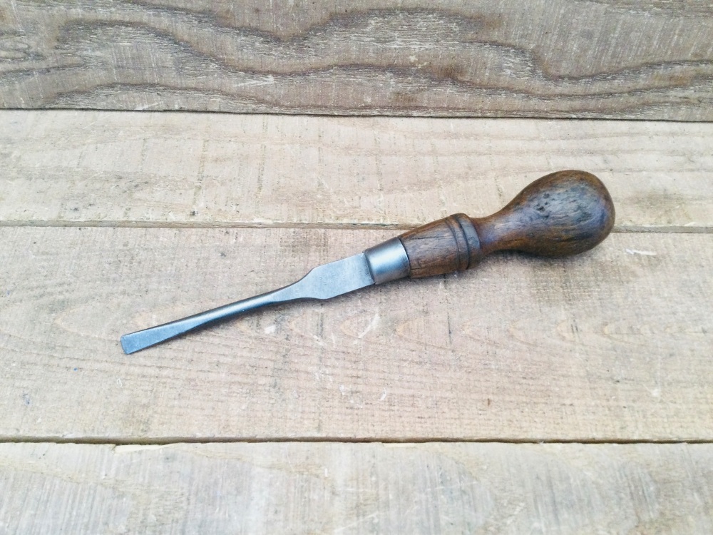 Vintage W H Stevenson & Sons Sheffield 8” Cabinetmaker’s Turnscrew Screwdriver