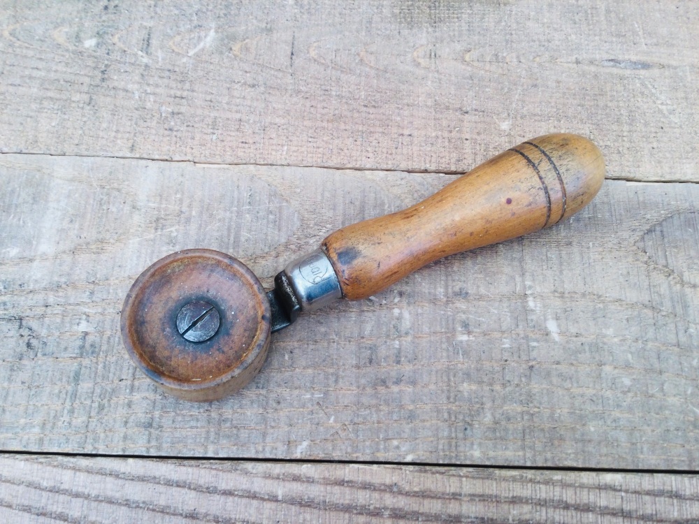 Vintage Ridgel Wooden Roller Tool