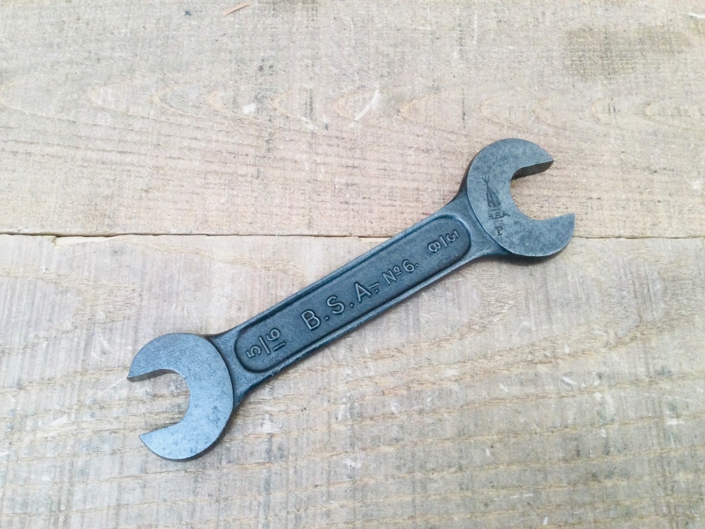BSA No. 6 Open Ended Toolkit Spanner 5/16 x 3/8