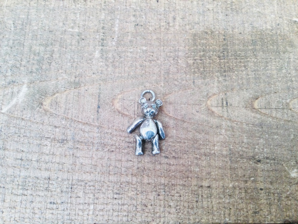 Vintage Jewellery Silver Bear Bracelet Charm