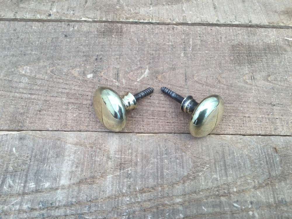 Vintage Reclaimed Brass Door /Draw Knob Pulls