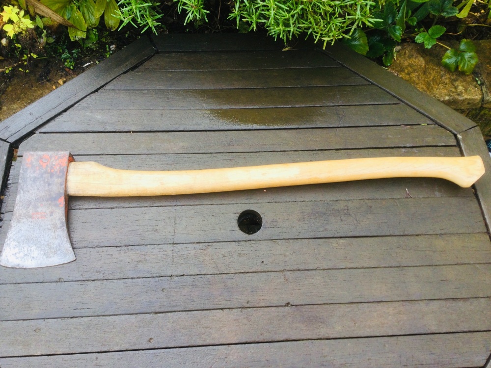Vintage 3 1/2 LBS Sandvik Felling Axe Made In Sweden