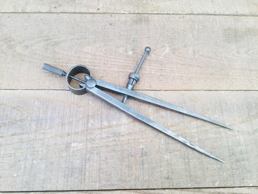 Air Ministry 1938 RAF Navigation Dividers Moore & Wright