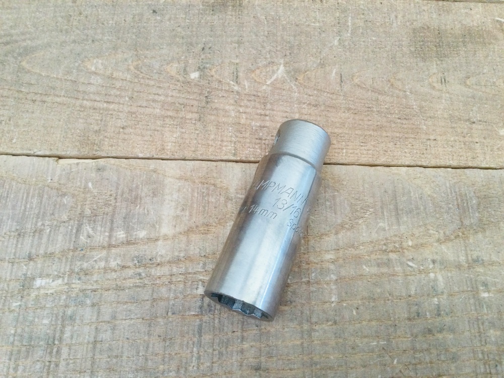 Vintage Kampmann 13/16 for 14mm Spark Plug Socket Made In Germany
