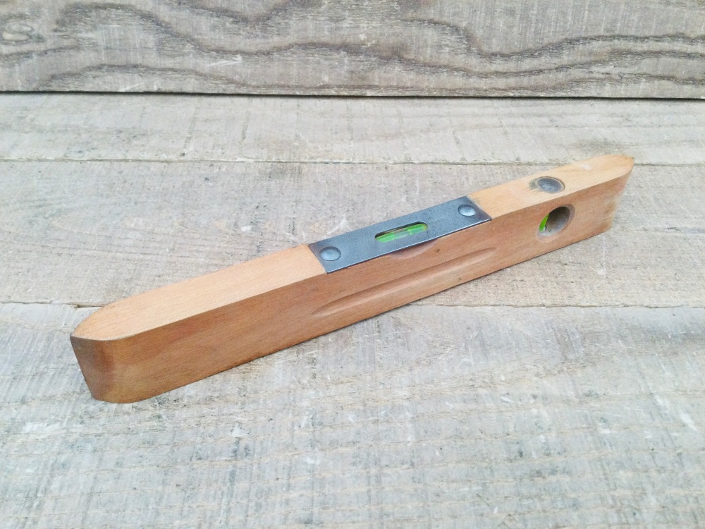 Vintage Wooden 9” Combination Spirit Level