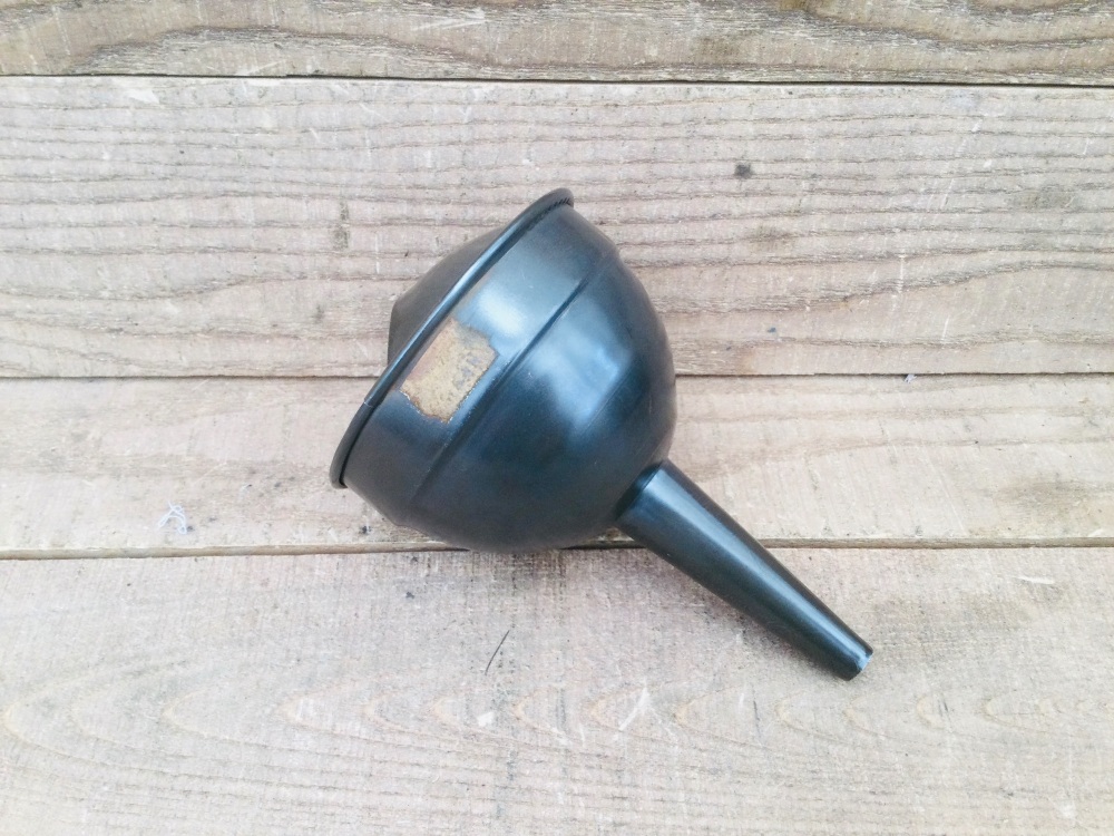 Vintage Gauze Oil Filling Funnel British Patent Pending