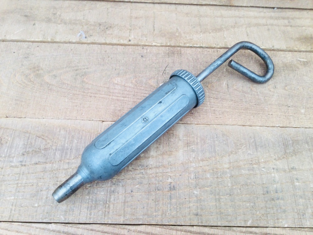 Vintage TECALEMIT Automotive Alloy Grease Gun No. G.C. 3020