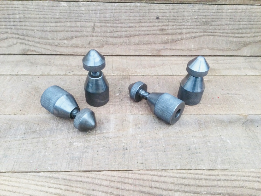 Vintage Adjustable Engineers Table Jacks Set Levelling Tool